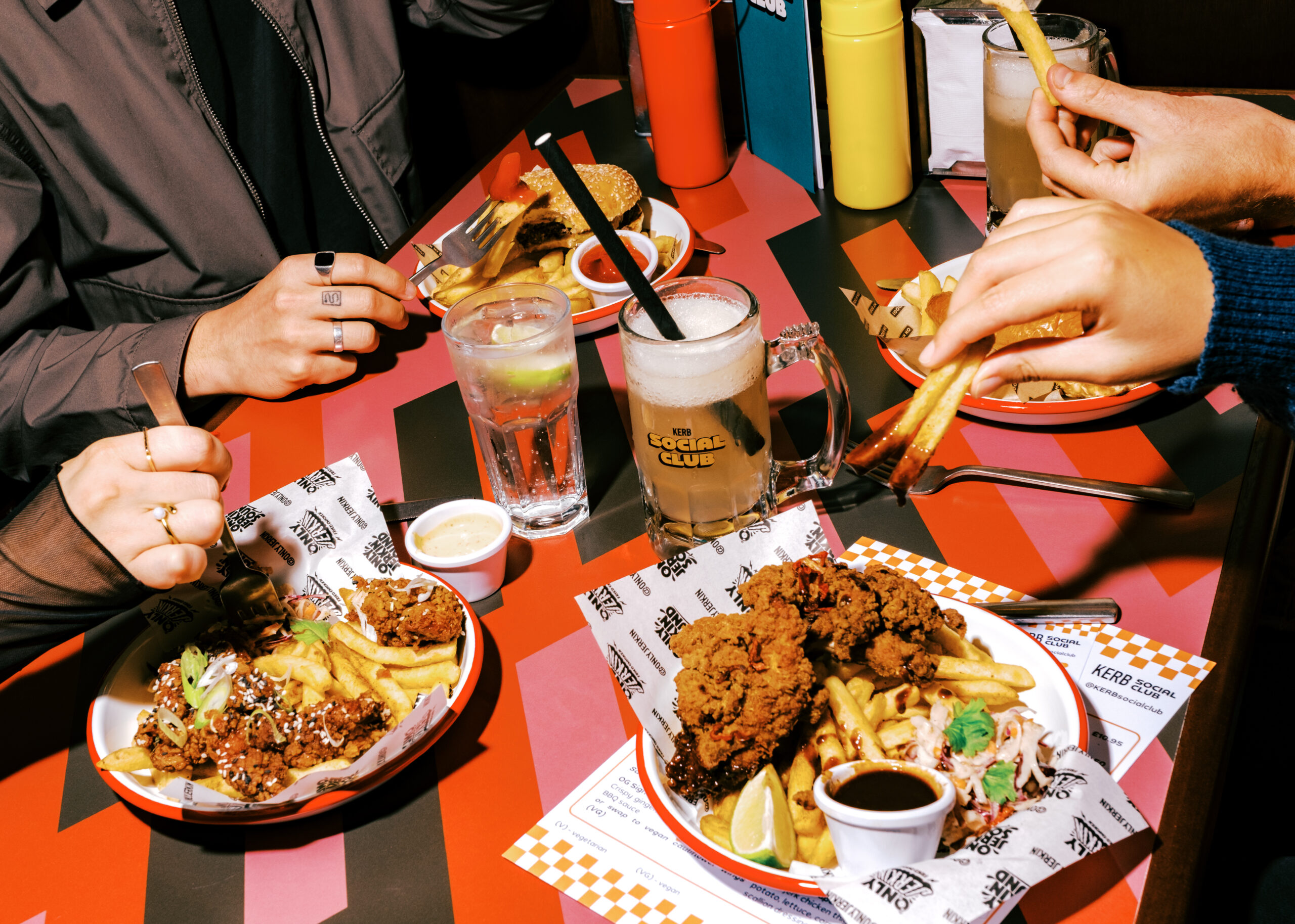 Only Jerkin' street food at KERB Social Club