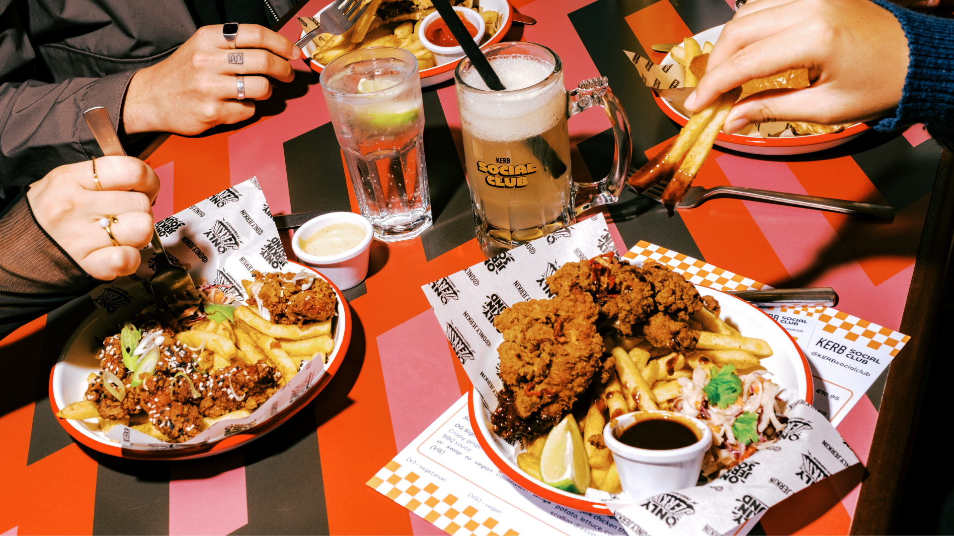 Only Jerkin' street food at KERB Social Club